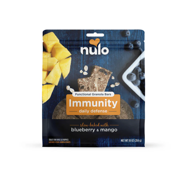 Nulo Immunity Daily Defense Functional Granola Bars For Dogs