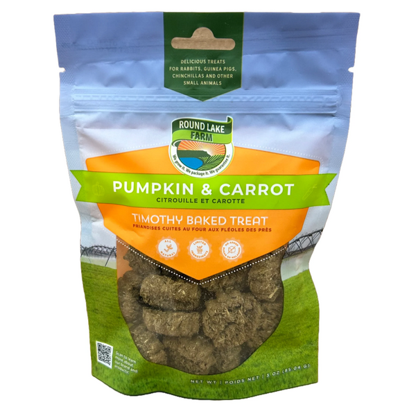 Round Lake Farm Pumpkin & Carrot Timothy Baked Treat 85g