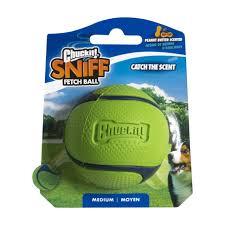 Chuckit Sniff Fetch Ball - Peanut Butter