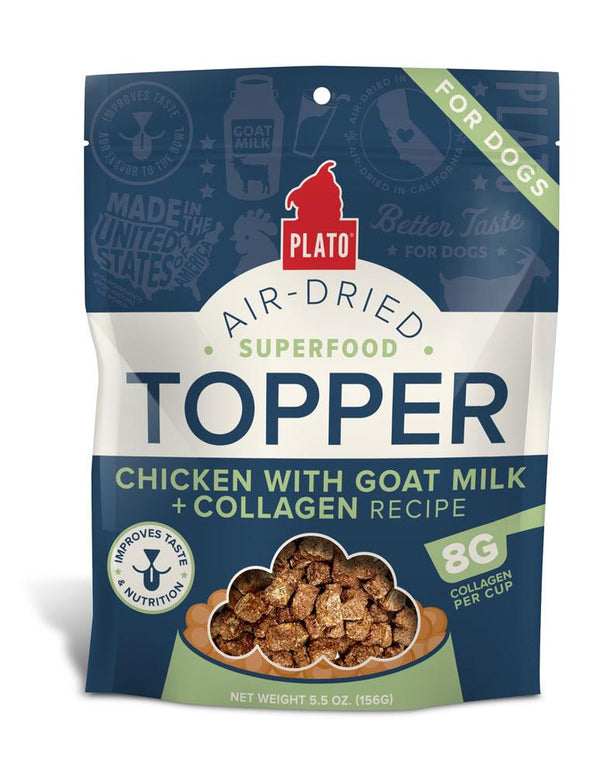 Plato Superfood Topper Chicken w/Goat Milk + Collagen 5.5oz