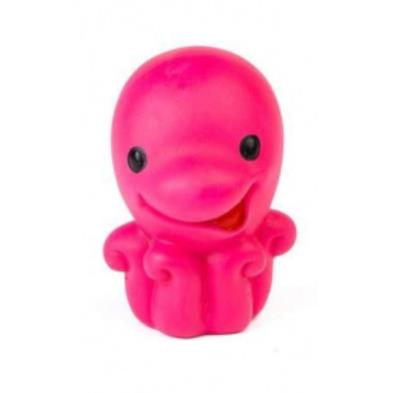 Bud'Z Latex Squeaker Octopus Pink Mini 3.5in