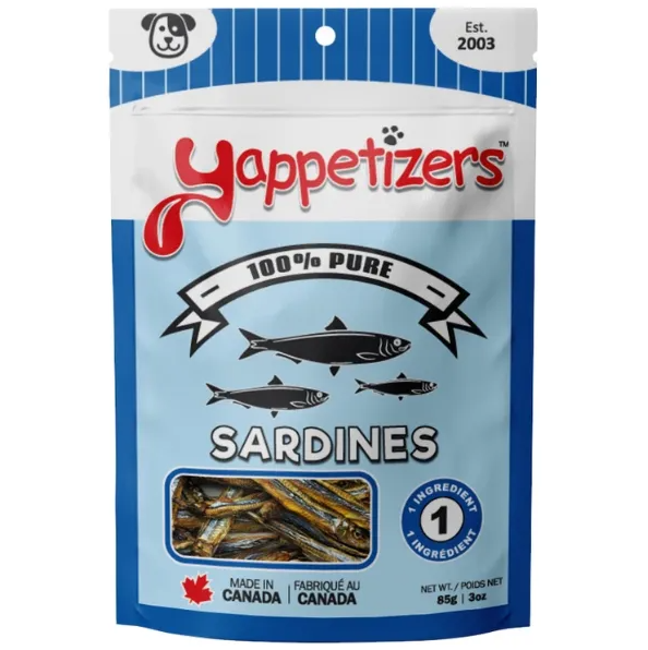 Yappetizers Dehydrated Treat - Sardines