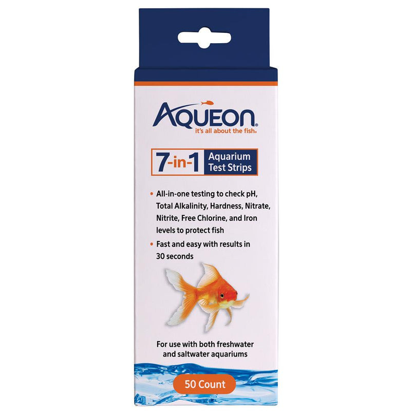 Aqueon 7-in-1 Aquarium Test Strips