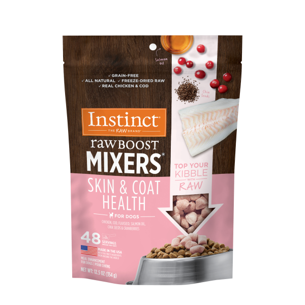 Instinct Dog Raw Boost FD Mixers Skin & Coat 354g