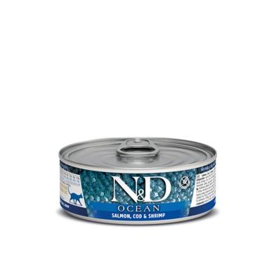 Farmina N&D Ocean Cat Salmon - Codfish & Shrimp 70g