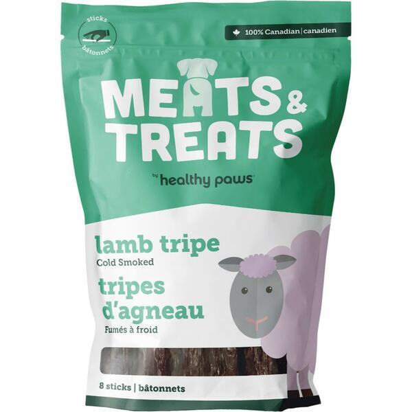 Healthy Paws Cold Smoked Tripe Sticks Lamb 8pk