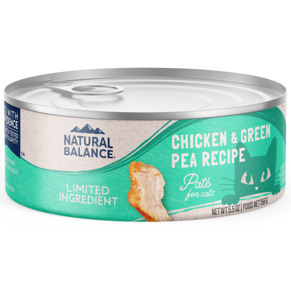 Natural Balance Cat LID Chicken & Green Pea 156g