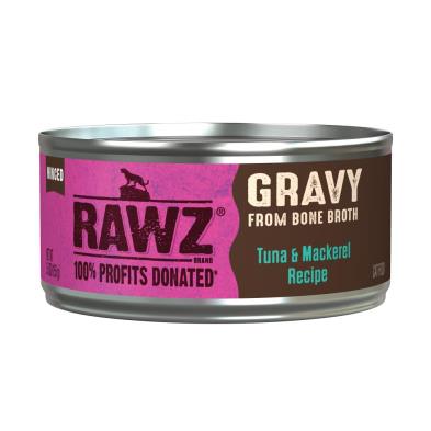 Rawz Cat Gravy Tuna and Mackerel 156g