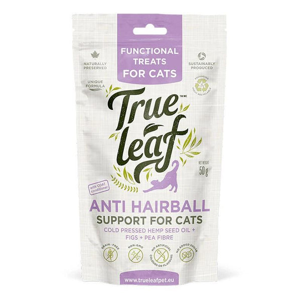 True Leaf  Anti-Hairball Support Chews for Cats 50g