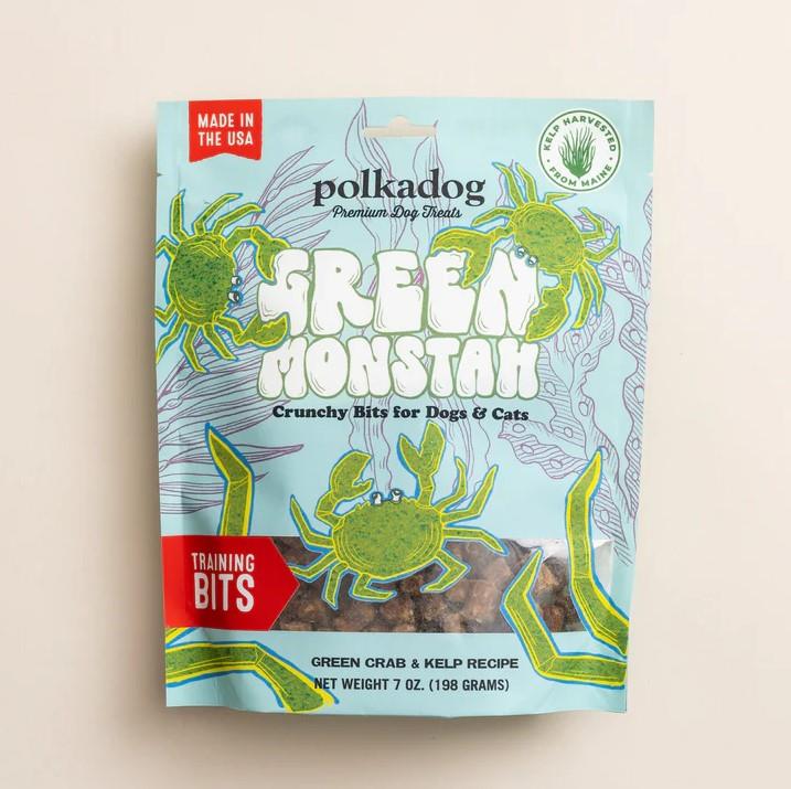 PolkaDog Green Monstah Training Bits 198g