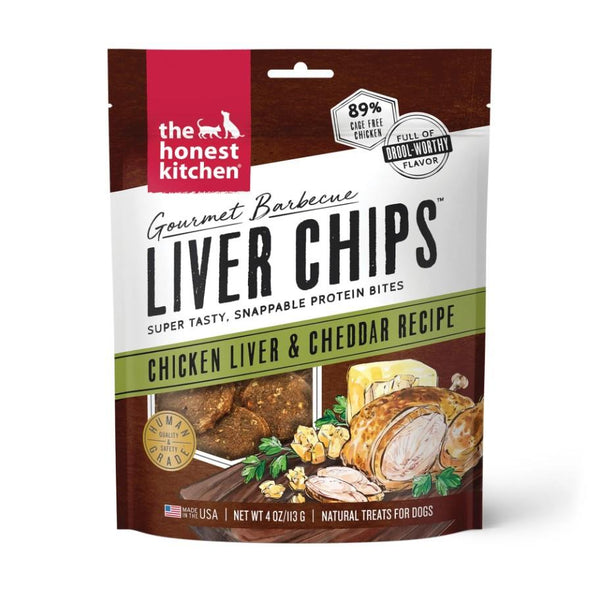 Honest Kitchen Gourmet Chicken Liver & Cheddar Chips 113g