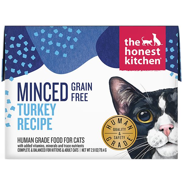 Honest Kitchen GF Minced Turkey Tetra Pak 2.8oz