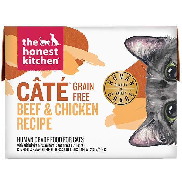 Honest Kitchen GF Pate Beef & Chicken Tetra Pak 2.8oz