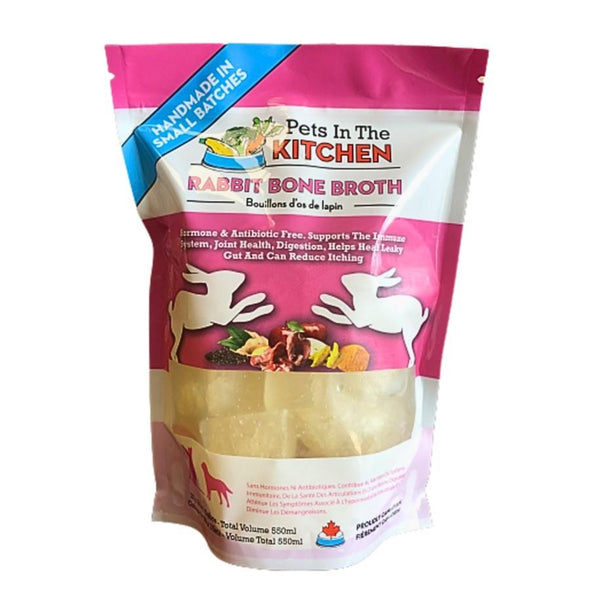 Pets In The Kitchen Rabbit Bone Broth Cubes 550ml