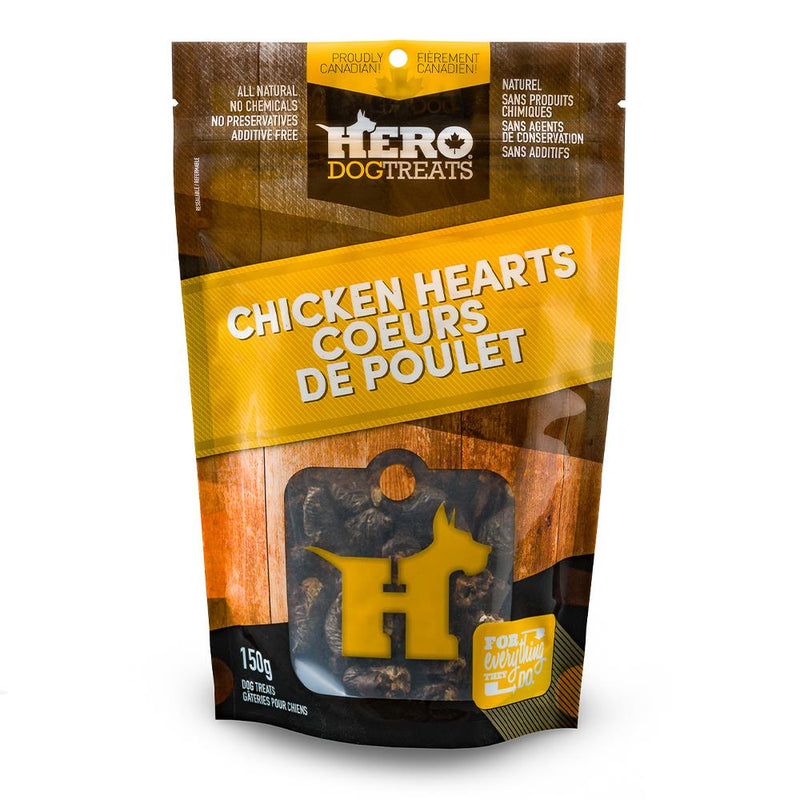 Hero Dog Chicken Hearts 150g