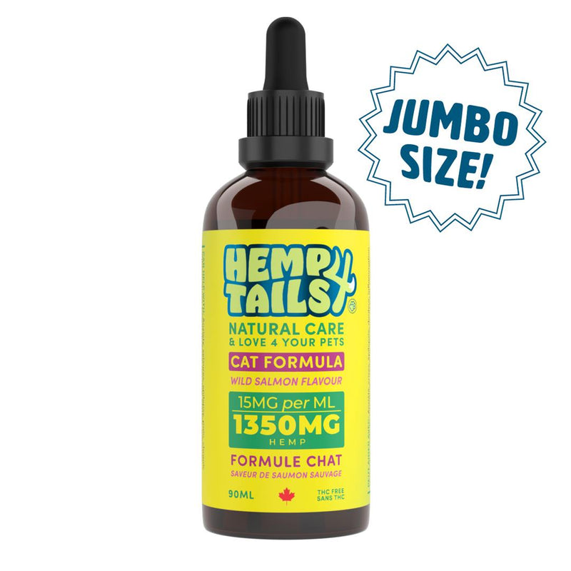 Hemp4Tails Cat Formula - 90ml Salmon Flavoured