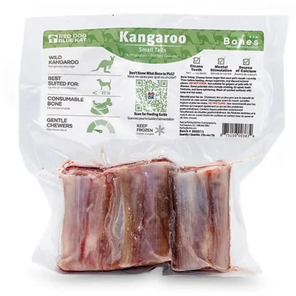 Red Dog Blue Kat Raw Frozen Kangaroo Tails