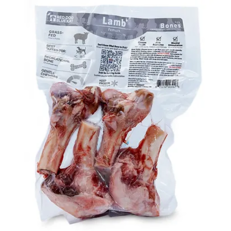 Red Dog Blue Kat Raw Frozen Lamb Femurs