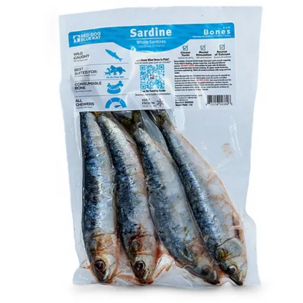 Red Dog Blue Kat Raw Frozen Whole Sardines