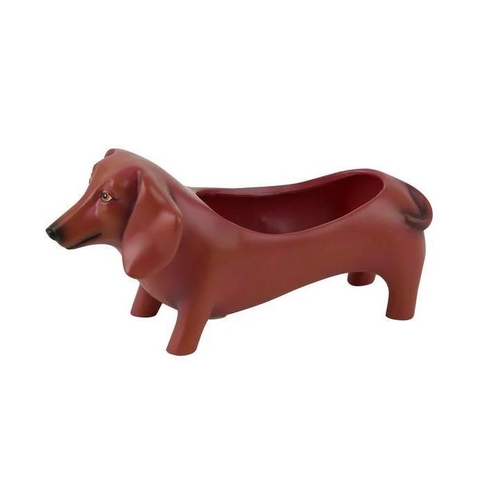 Baby Oscar Dachshund Planter