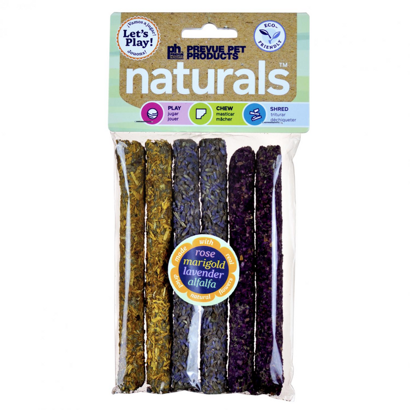 Prevue Pet Products Natural Flower Chew Sticks