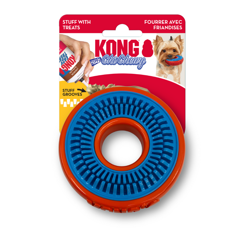 Kong ChiChewy Zippz Small Ring Dog Toy