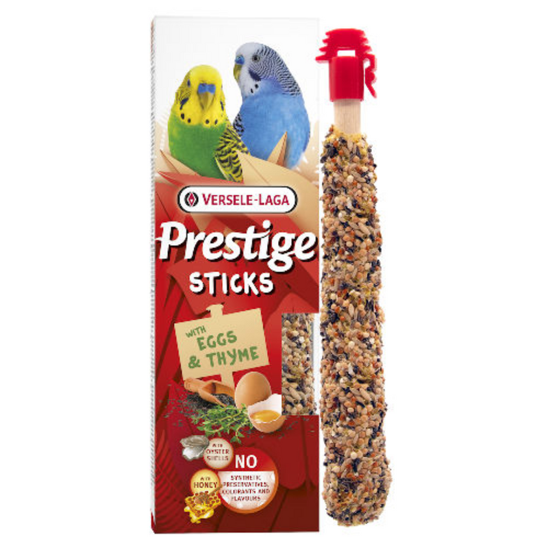 Versele-Laga Prestige Sticks Parakeet Eggs & Thyme 60g