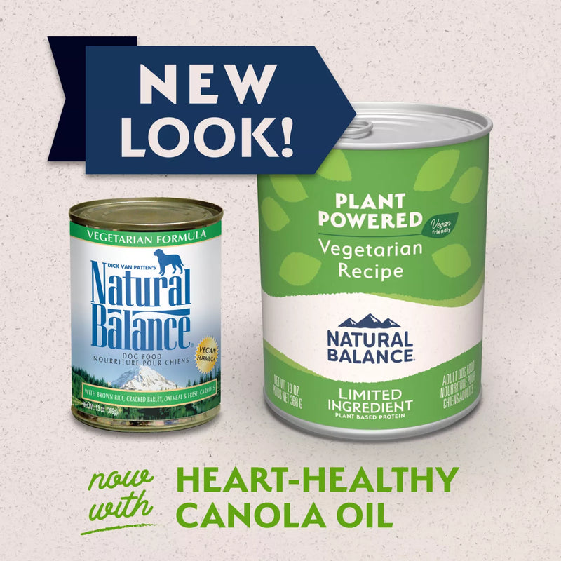Natural Balance Limited Ingredient Vegetarian Recipe Wet Dog Food 368g
