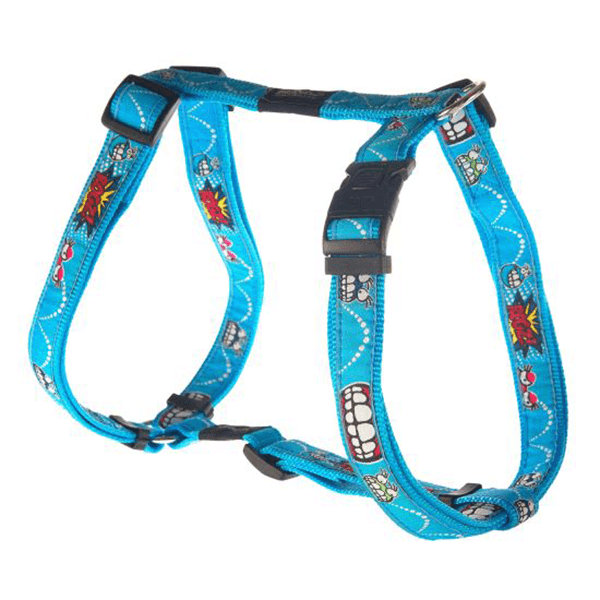 Rogz Beach Bum Large Fancy Dress H-Harness - Available in 10 Designs - Pisces Pet Emporium