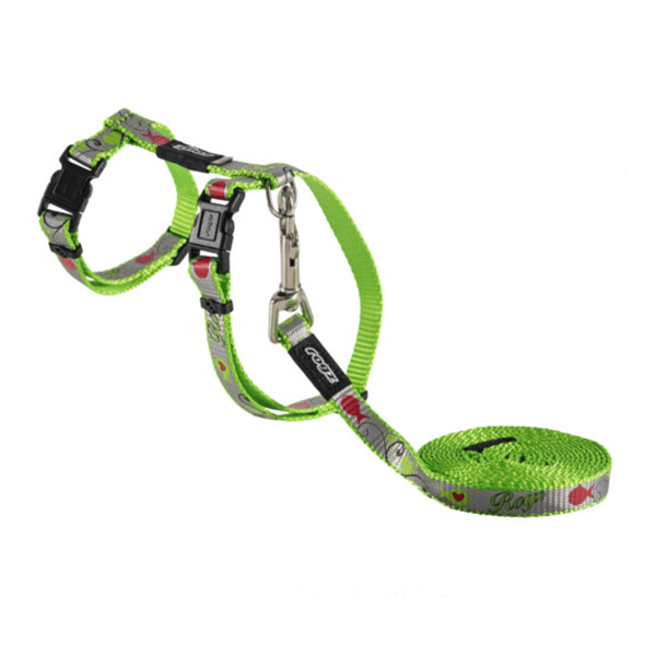 Rogz ReflectoCat Harness & Leash Set - Small - Pisces Pet Emporium