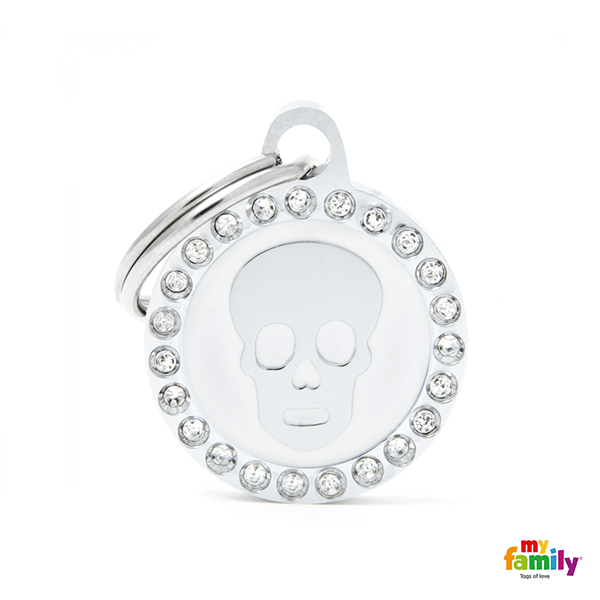 My Family Circle & Skull Pet ID Tag - Pisces Pet Emporium