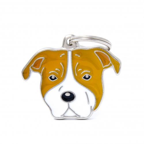 MyFamily Pet Tag - American Staffordshire Dog | Pisces