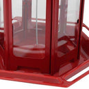 Perky Pet Gazebo Bird Feeder - Red - Pisces Pet Emporium
