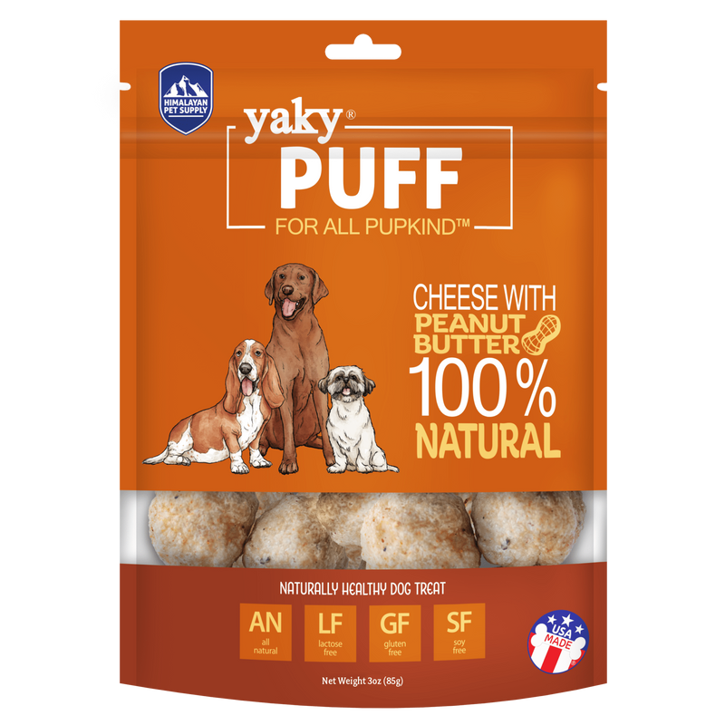 Himalayan yakyPUFF Treats Dog Chew Cheese | Pisces