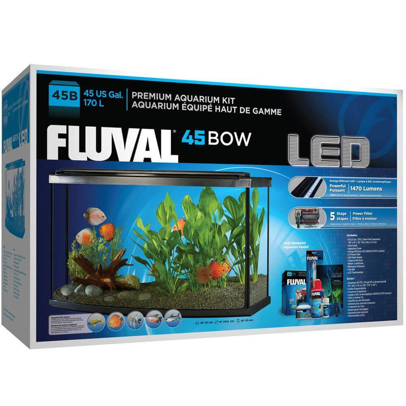 Fluval Premium LED Aquarium Kit - Black - Pisces Pet Emporium