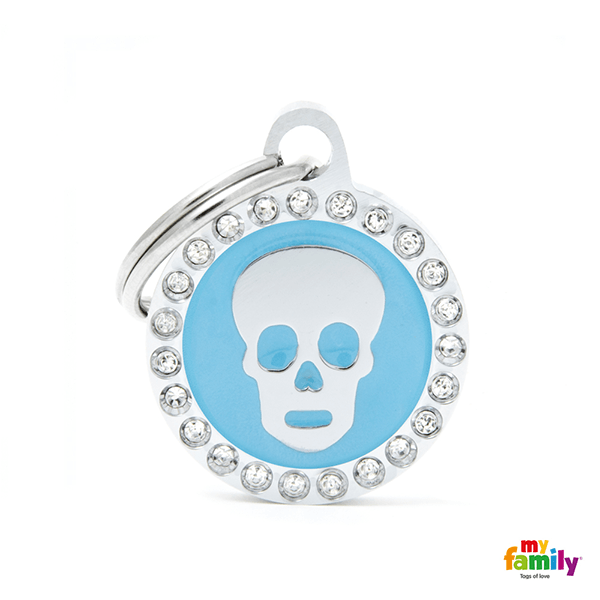 My Family Circle & Skull Pet ID Tag - Pisces Pet Emporium