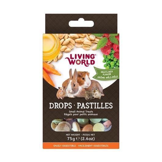 Living World Small Animal Drops 75g - Pisces Pet Emporium