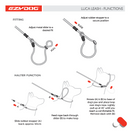 Ezydog Luca Leash - Available in Multiple Colours - Pisces Pet Emporium