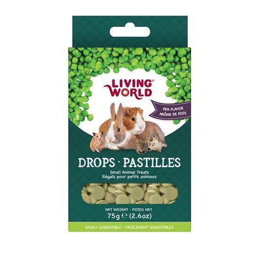 Living World Small Animal Drops 75g - Pisces Pet Emporium