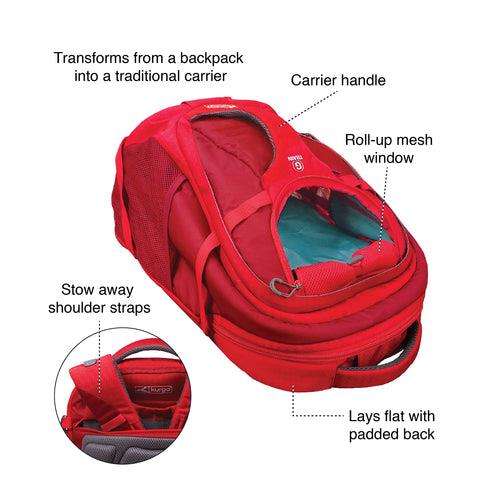 Kurgo G-Train K9 Dog Carrier Hiking Backpack | Pisces
