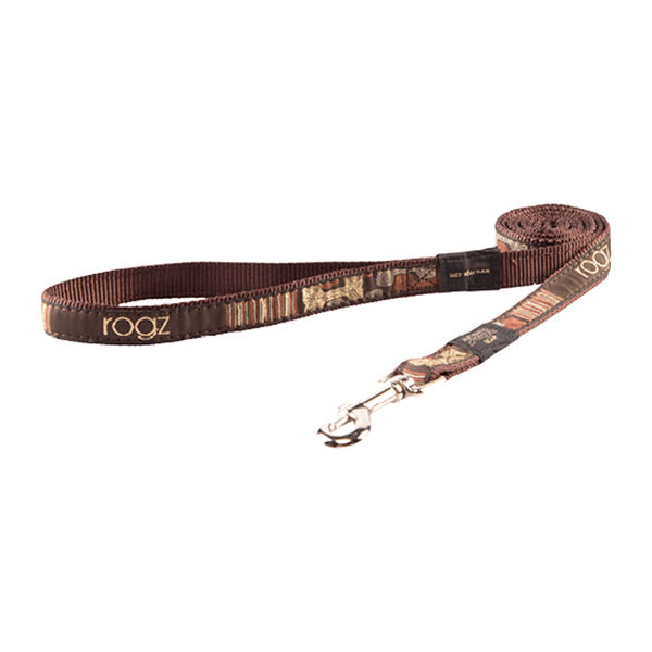 Rogz Beach Bum Large Fancy Dress Leash - Available in 10 Designs - Pisces Pet Emporium