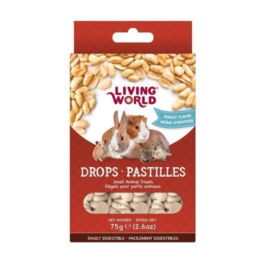 Living World Small Animal Drops 75g - Pisces Pet Emporium