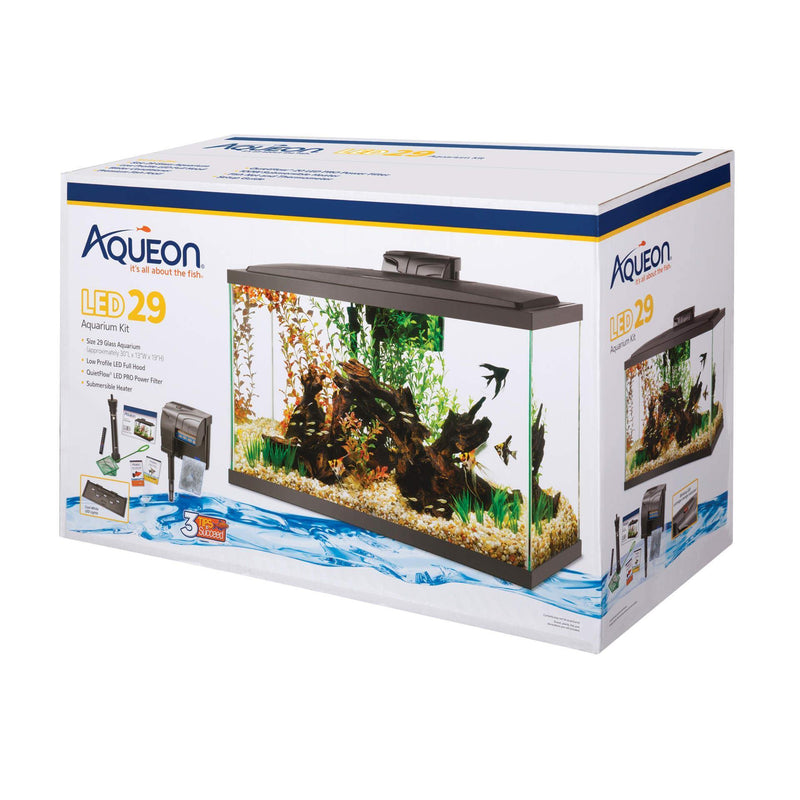 Aqueon Rectangle LED Starter Kit - Pisces Pet Emporium