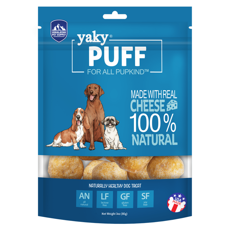 Himalayan yakyPUFF Treats Dog Chew Cheese | Pisces