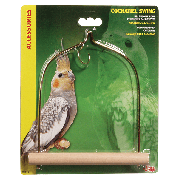 Living World Wooden Bird Swing - Pisces Pet Emporium