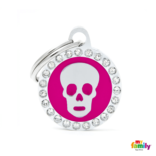 My Family Circle & Skull Pet ID Tag - Pisces Pet Emporium