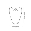 MyFamily Pet ID Tag - Bull Terrier Dog Tag | Pisces