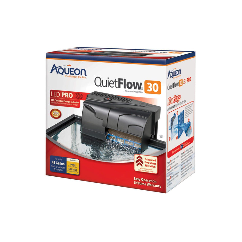 Aqueon QuietFlow LED Pro Power Filter - Pisces Pet Emporium