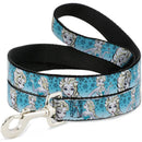 Buckle-Down Frozen Snowflake Art - Collar/Leash - Pisces Pet Emporium