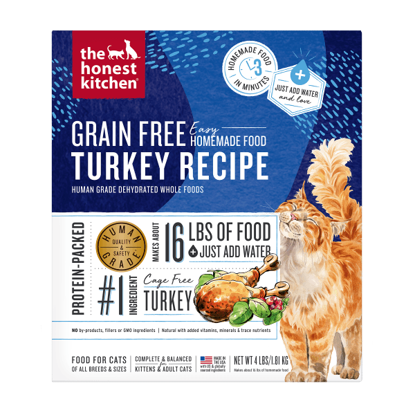 Honest Kitchen Dehydrated Turkey Food for Cats - Pisces Pet Emporium